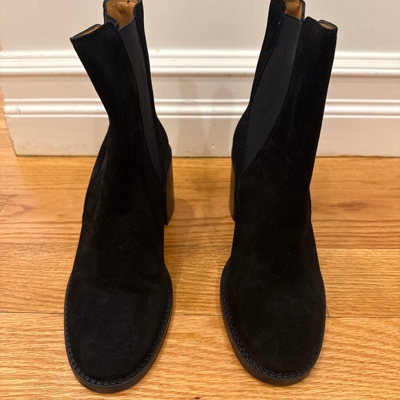 Sezane Pippa Ankle Boots Black - Size 6,5 or 37 - Picture 3 of 7